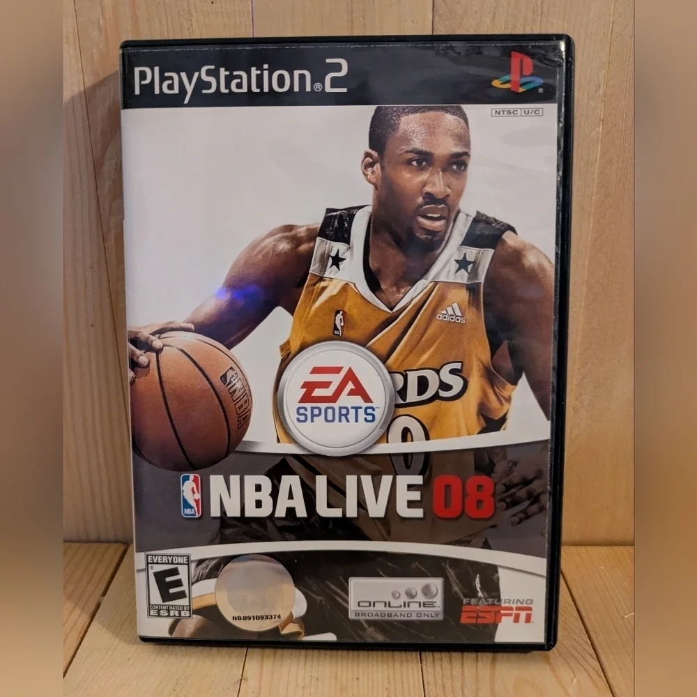 NBA Live 08 for PlayStation 2 - Black Game Used